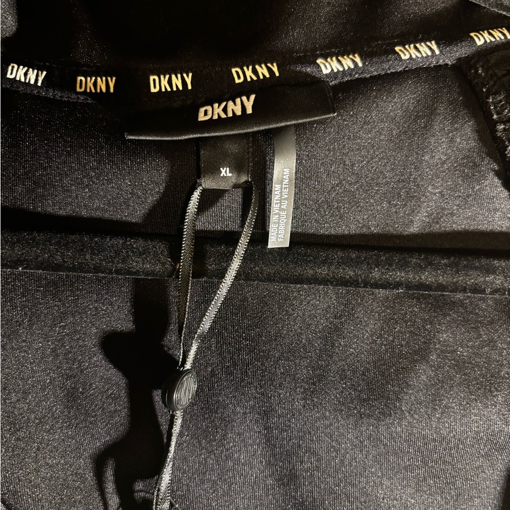 DKNY Women's Black Bomber Jacket - Picture 9 of 11